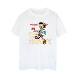 Pinocchio Womens/Ladies Tales Of Adventure Cotton Boyfriend T-Shirt / White